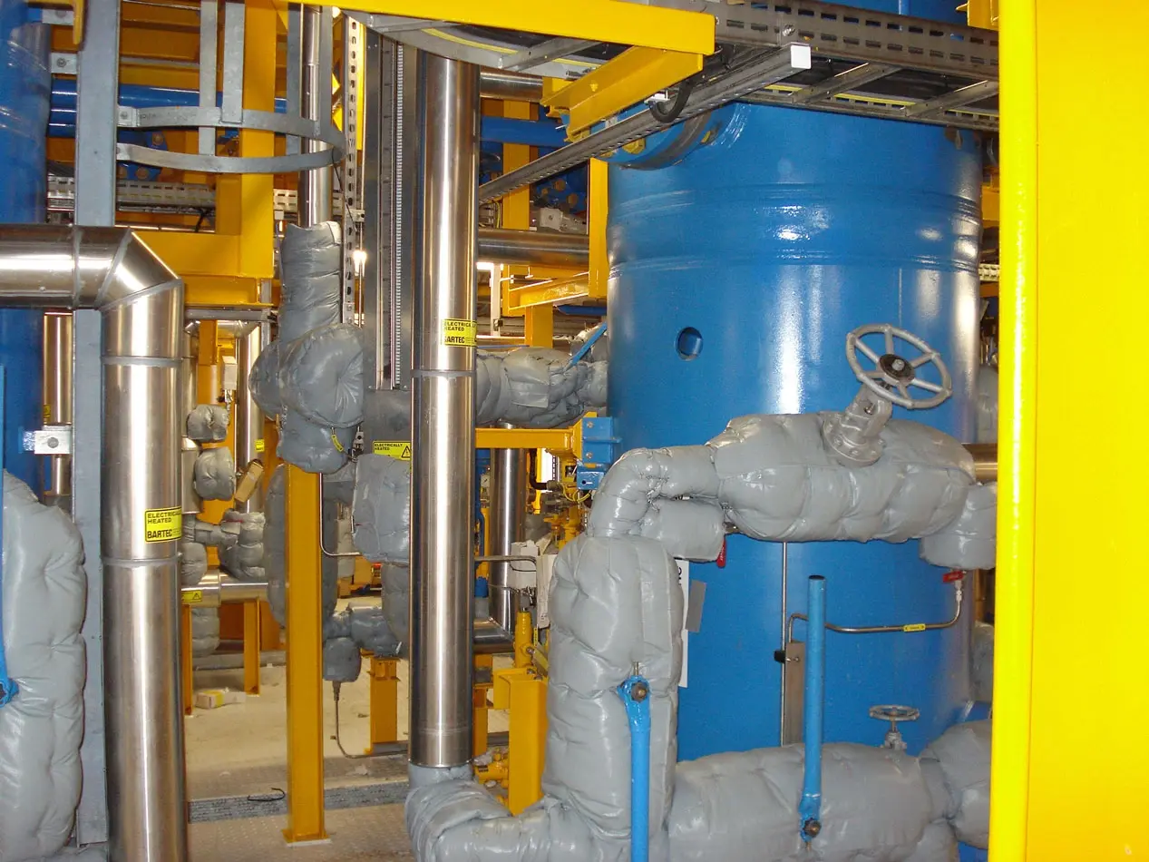 Isolatiematrassen offshore